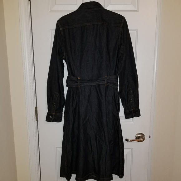 LAUREN Ralph Lauren Fit-and-Flare Denim Shirtdress - Picture 5 of 8